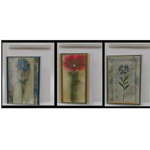 (Alexandra Collection) Handmade Greeting Cards and Envelopes (Set of 3)